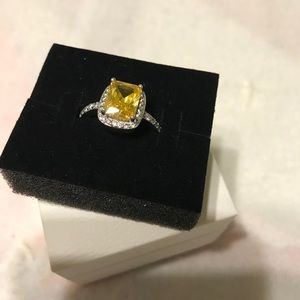 Silver CZ Ring